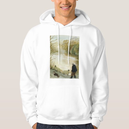 De zwerfschapen hoodie (Voorkant)