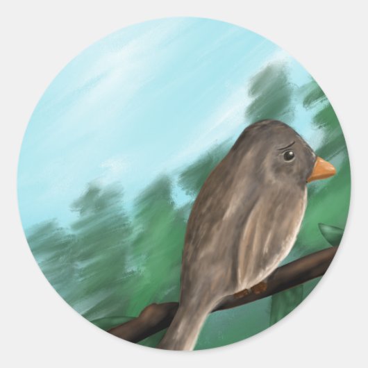 De Zwervende Mus Stickers (Voorkant)