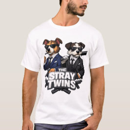 De Zwervende Tweeling – Brits Hond Parodie T-Shirt