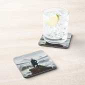 De zwerver boven het Zee Fog, 1818 Bier Onderzetter (Rechterzijde)