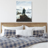 De zwerver boven het Zee Fog, 1818 Canvas Afdruk (Insitu (Slaapkamer))