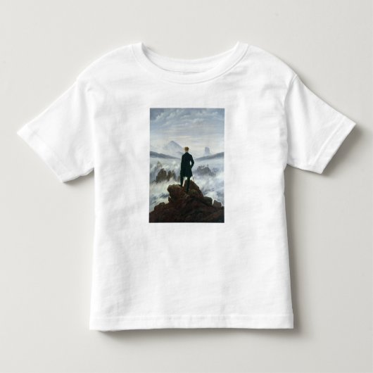 De zwerver boven het Zee Fog, 1818 Kinder Shirts (Voorkant)