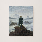 De zwerver boven het Zee Fog, 1818 Legpuzzel (Verticaal)