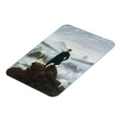 De zwerver boven het Zee Fog, 1818 Magneet (Linkerzijde)