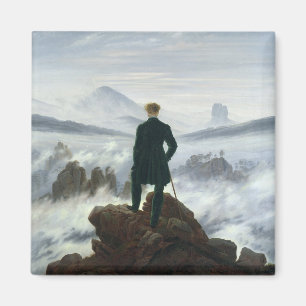 De zwerver boven het Zee Fog, 1818 Magneet
