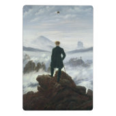De zwerver boven het Zee Fog, 1818 Mini Klembord (Achterkant)