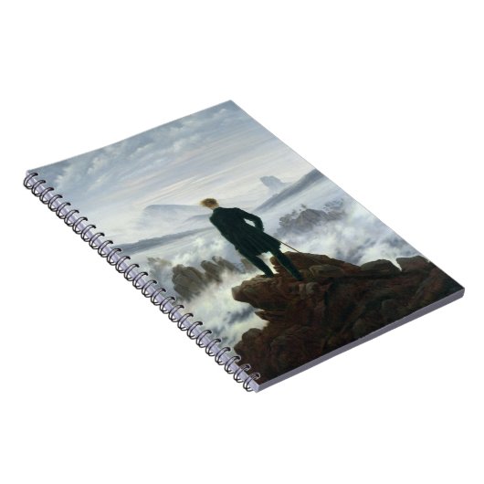 De zwerver boven het Zee Fog, 1818 Notitieboek (Rechterzijde)