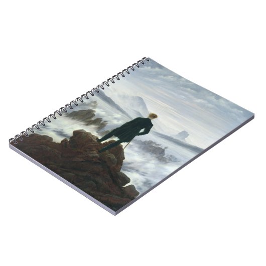 De zwerver boven het Zee Fog, 1818 Notitieboek (Linkerzijde)