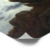 De zwerver boven het Zee Fog, 1818 Poster (Hoek)