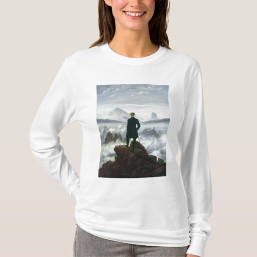 De zwerver boven het Zee Fog, 1818 T-shirt (Voorkant)