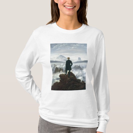 De zwerver boven het Zee Fog, 1818 T-shirt (Voorkant)