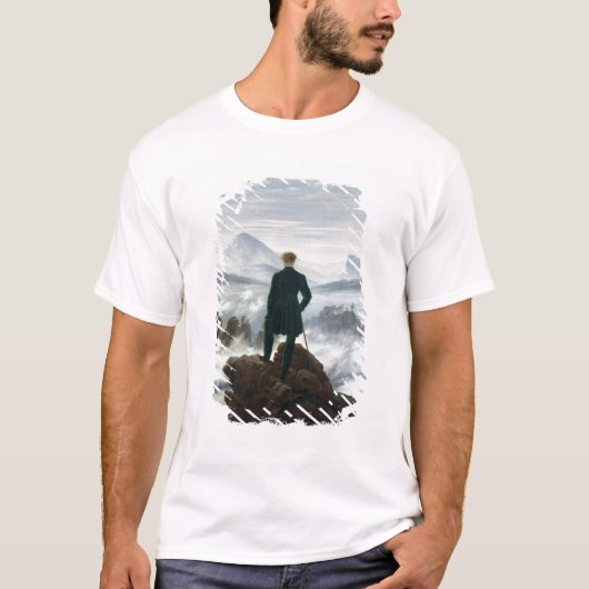 De zwerver boven het Zee Fog, 1818 T-shirt (Voorkant)