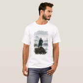 De zwerver boven het Zee Fog, 1818 T-shirt (Voorkant volledig)