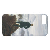 De zwerver boven het Zee Fog Case-Mate iPhone Case (Achterkant (Horizontaal))