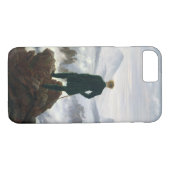 De zwerver boven het Zee Fog Case-Mate iPhone Case (Achterkant (Horizontaal))