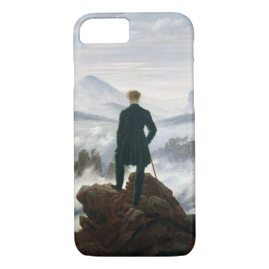 De zwerver boven het Zee Fog Case-Mate iPhone Case (Achterkant)