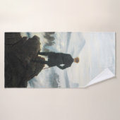 De zwerver boven het Zee Fog, Friedrich Badhanddoek (Badhanddoek)