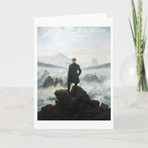 De zwerver boven het Zee Fog, Friedrich Kaart