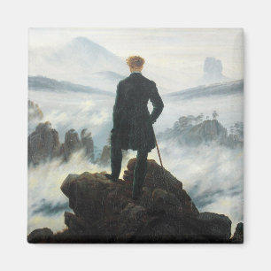 De zwerver boven het Zee Fog, Friedrich Magneet