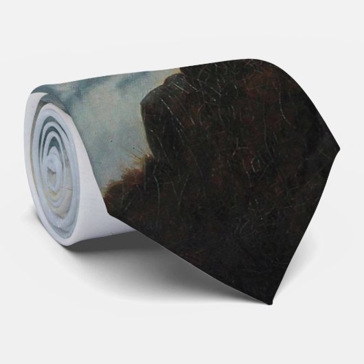 De zwerver boven het Zee Fog, Friedrich Stropdas (Opgerold)