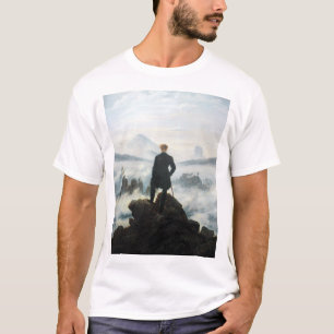 De zwerver boven het Zee Fog, Friedrich T-shirt