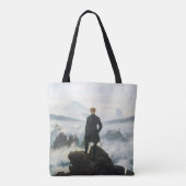 De zwerver boven het Zee Fog, Friedrich Tote Bag (Achterkant)