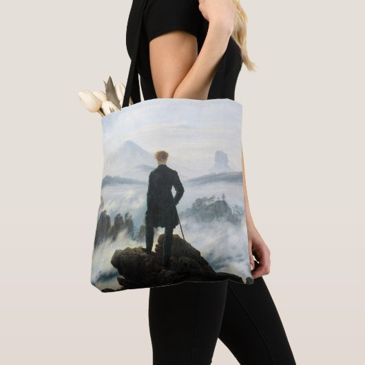 De zwerver boven het Zee Fog, Friedrich Tote Bag (Dichtbij)