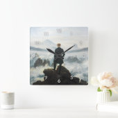 De zwerver boven het Zee Fog, Friedrich Vierkante Klok (Huis)