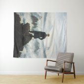 De zwerver boven het Zee Fog, Friedrich Wandkleed (In Situ (horizontaal))