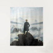 De zwerver boven het Zee Fog, Friedrich Wandkleed (Voorkant)