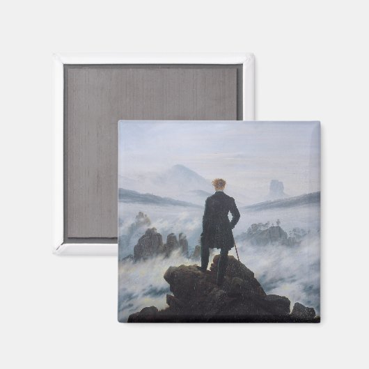 De zwerver boven het Zee Fog Magneet (Voorkant / Achterkant)