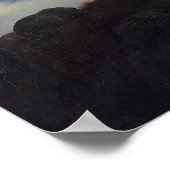 De zwerver boven het Zee Fog Poster (Hoek)