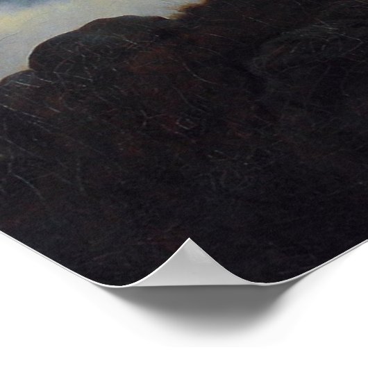 De zwerver boven het Zee Fog Poster (Hoek)