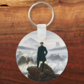 De zwerver boven het Zee Fog Sleutelhanger (Voorkant)
