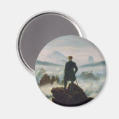 De zwerver boven het zee mist magneet (Voorkant / Achterkant)