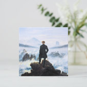 De zwerver boven het Zee van Fog, mooie kunst Kaart (Staand voorkant)