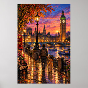 De Zwervers Londen Poster