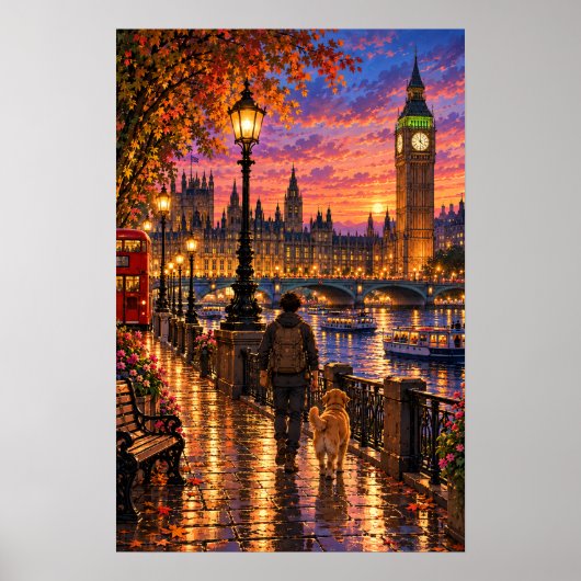 De Zwervers Londen Poster (Voorkant)