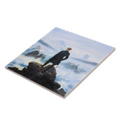 De Zwervers, schilderij,  Tegeltje (Zijkant)