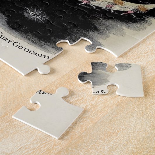 De zwervingen van een komeet, van een andere werel legpuzzel (Zijkant)