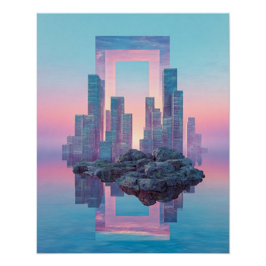 De Zwevende Drempel Perfect Poster (Voorkant)
