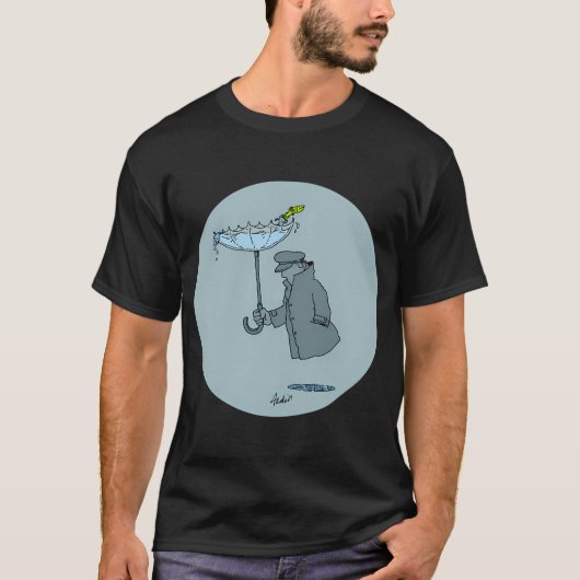 De Zwevende Man T-shirt (Voorkant)