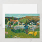 De zwijnenhoeder | Paul Gauguin (Voorkant / Achterkant)