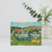 De zwijnenhoeder | Paul Gauguin Briefkaart (Staand voorkant)