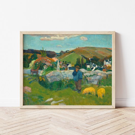 De zwijnenhoeder | Paul Gauguin Poster