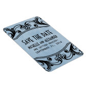 De Zwirls sparen de Magneet van de Datum, Blauw (Rechterzijde)