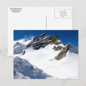 De Zwitserse Alpen Briefkaart (Voorkant / Achterkant)