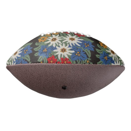 De Zwitserse Alpiene Bloem van het edelweiss American Football (Gedraaid 270)