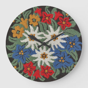 De Zwitserse Alpiene Bloem van het edelweiss Grote Klok