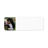 de zwitserse berghond etiket (Voorkant)